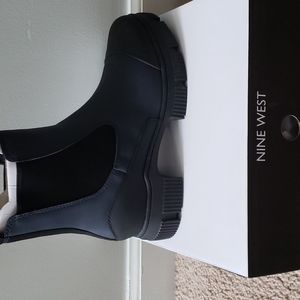 NIB Navy Lug Sole Boots
